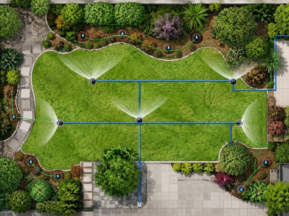 Garden Irrigation Layout