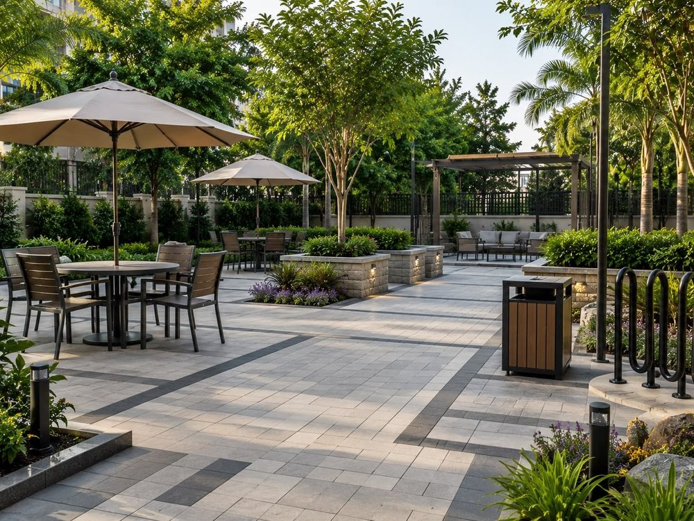 Amenity Plaza & Seating Court